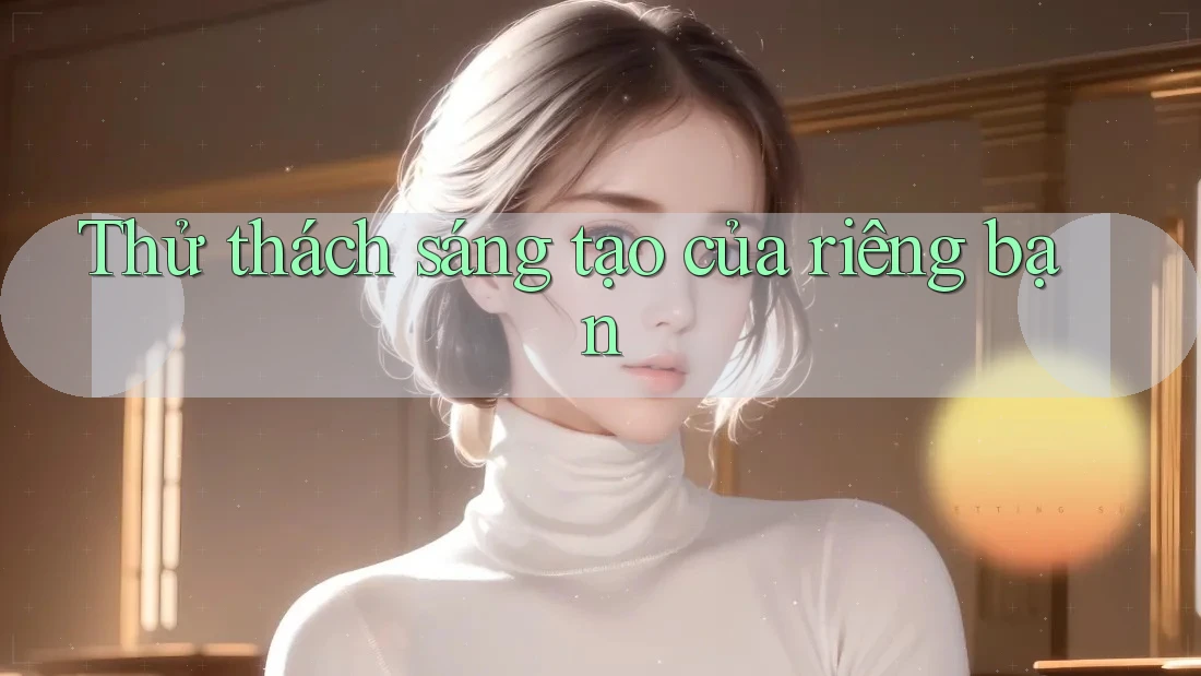 Thử thách sáng tạo của riêng bạn Thử thách sáng tạo của riêng bạn