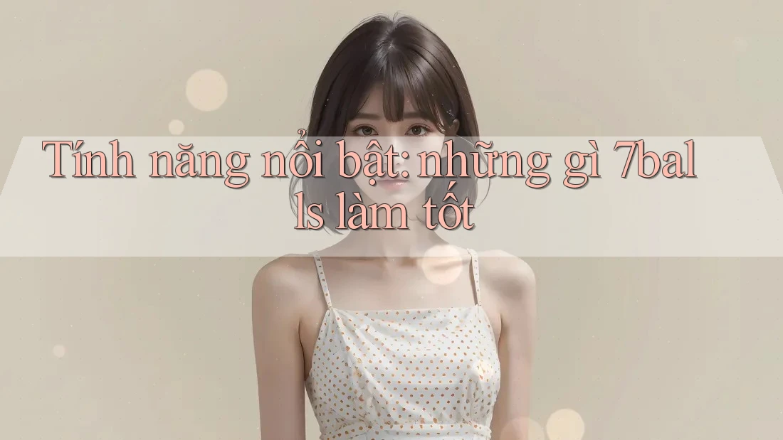 Tính năng nổi bật: những gì 7balls làm tốt