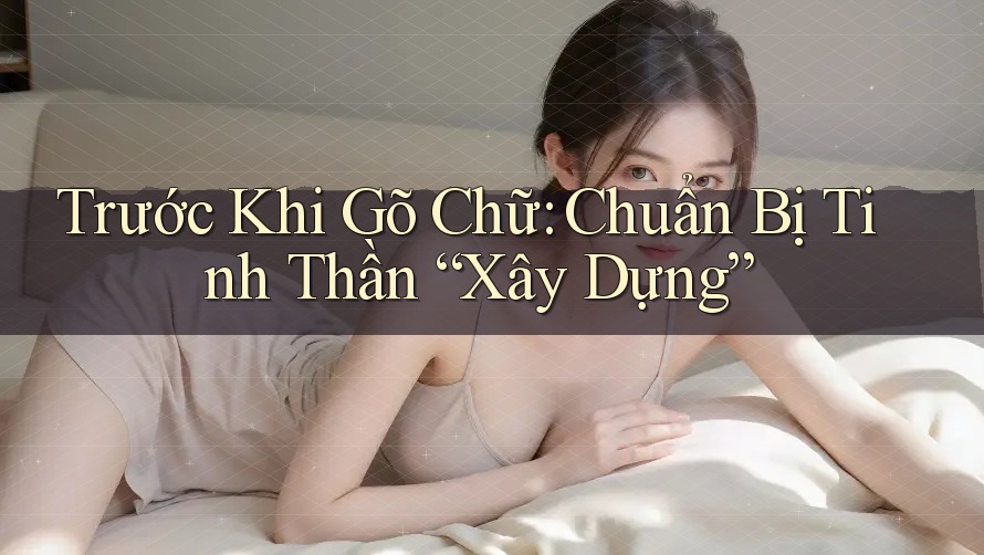 Trước Khi Gõ Chữ: Chuẩn Bị Tinh Thần “Xây Dựng”