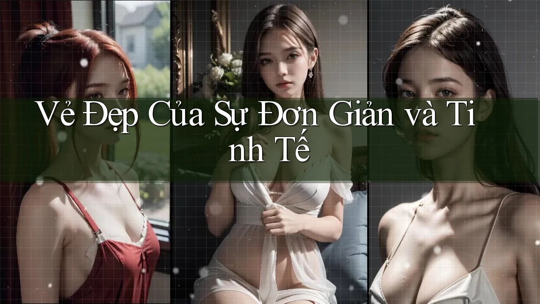 Vẻ Đẹp Của Sự Đơn Giản và Tinh Tế Vẻ Đẹp Của Sự Đơn Giản và Tinh Tế