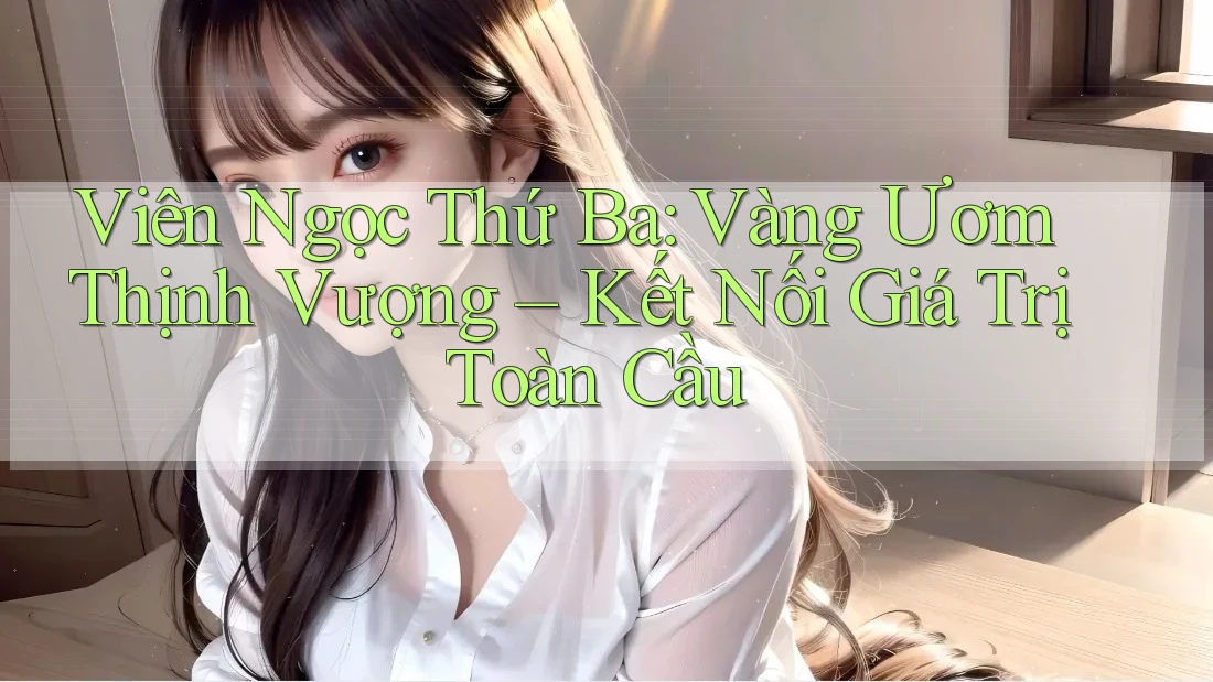 Viên Ngọc Thứ Ba: Vàng Ươm Thịnh Vượng – Kết Nối Giá Trị Toàn Cầu